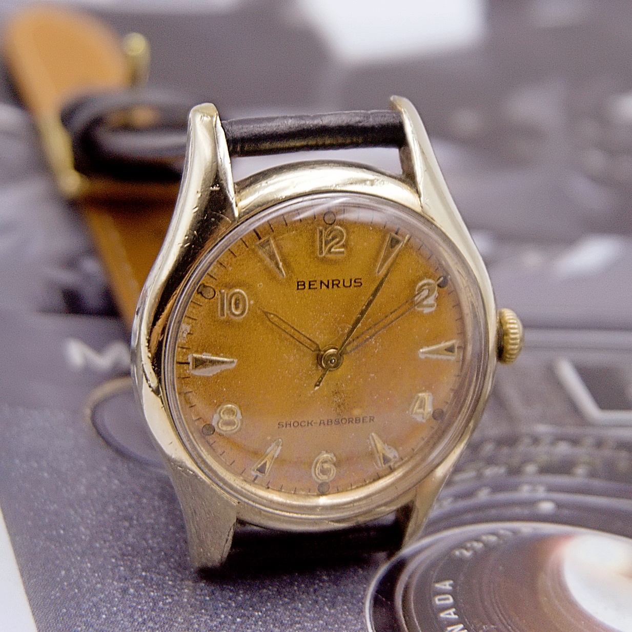 นาฬิกาเก่า BENRUS ไขลาน