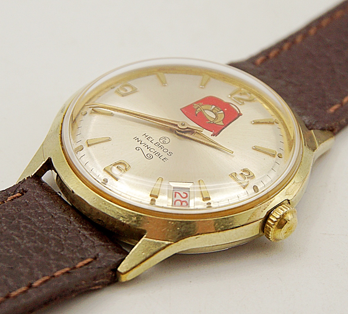 นาฬิกาเก่า HELBROS ไขลาน