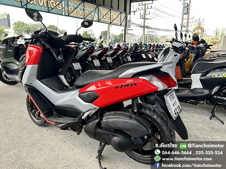 ★ดาวน์8,000★NMAX ปี60 สีแดง เครื่องเดิมๆ ชุดสีใหม่สวยเป๊ะ เครื่องแน่น เครื่องดี ศูนย์ดี รถพร้อมใช้งาน ราคา 43,900 (ตามสภาพ)