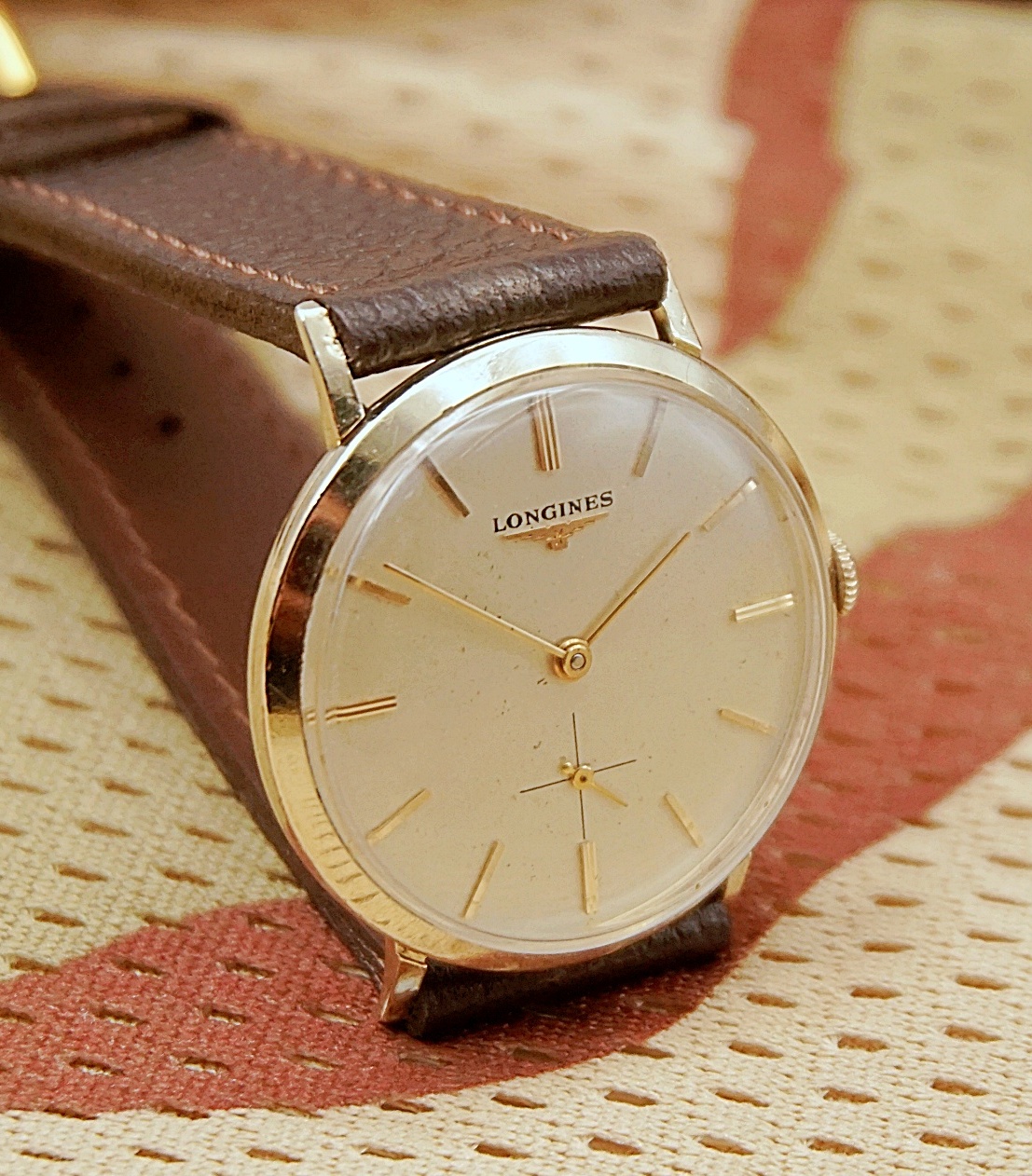 นาฬิกาเก่า LONGINES ไขลานสองเข็มครึ่ง