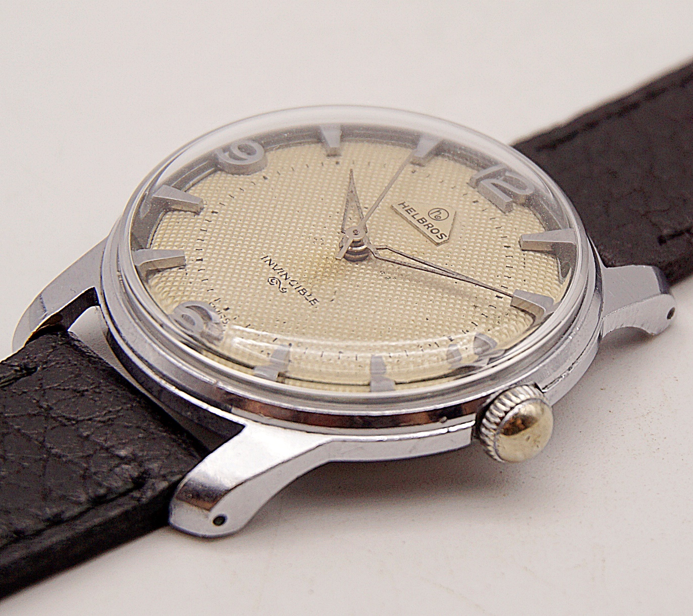 นาฬิกาเก่า HELBROS ไขลาน
