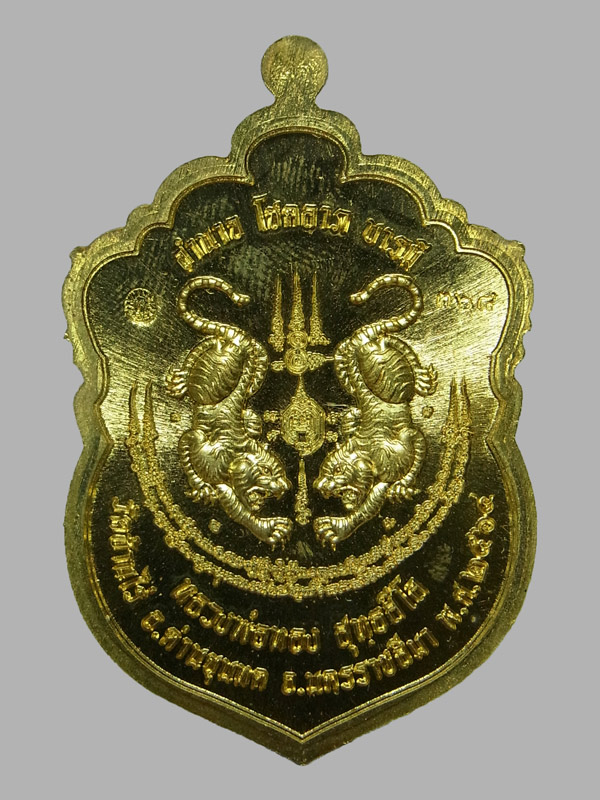 เหรียญสะท้านพยัคฆ์ปฐพี2 หลวงพ่อทอง วัดบ้านไร่ ปี2564