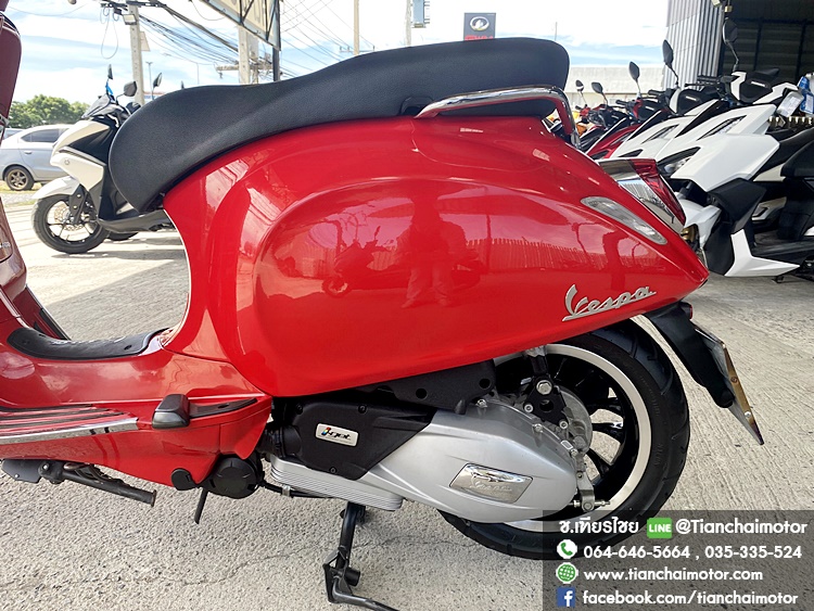 ★ฟรีดาวน์★VESPA SPRINT125IGET ABS ปี66 สีแดง ชุดสีสวยเป๊ะ วิ่งเพียง 9900 กิโล เครื่องเดิมดี ขับขี่คล่องตัว ราคา 79,900