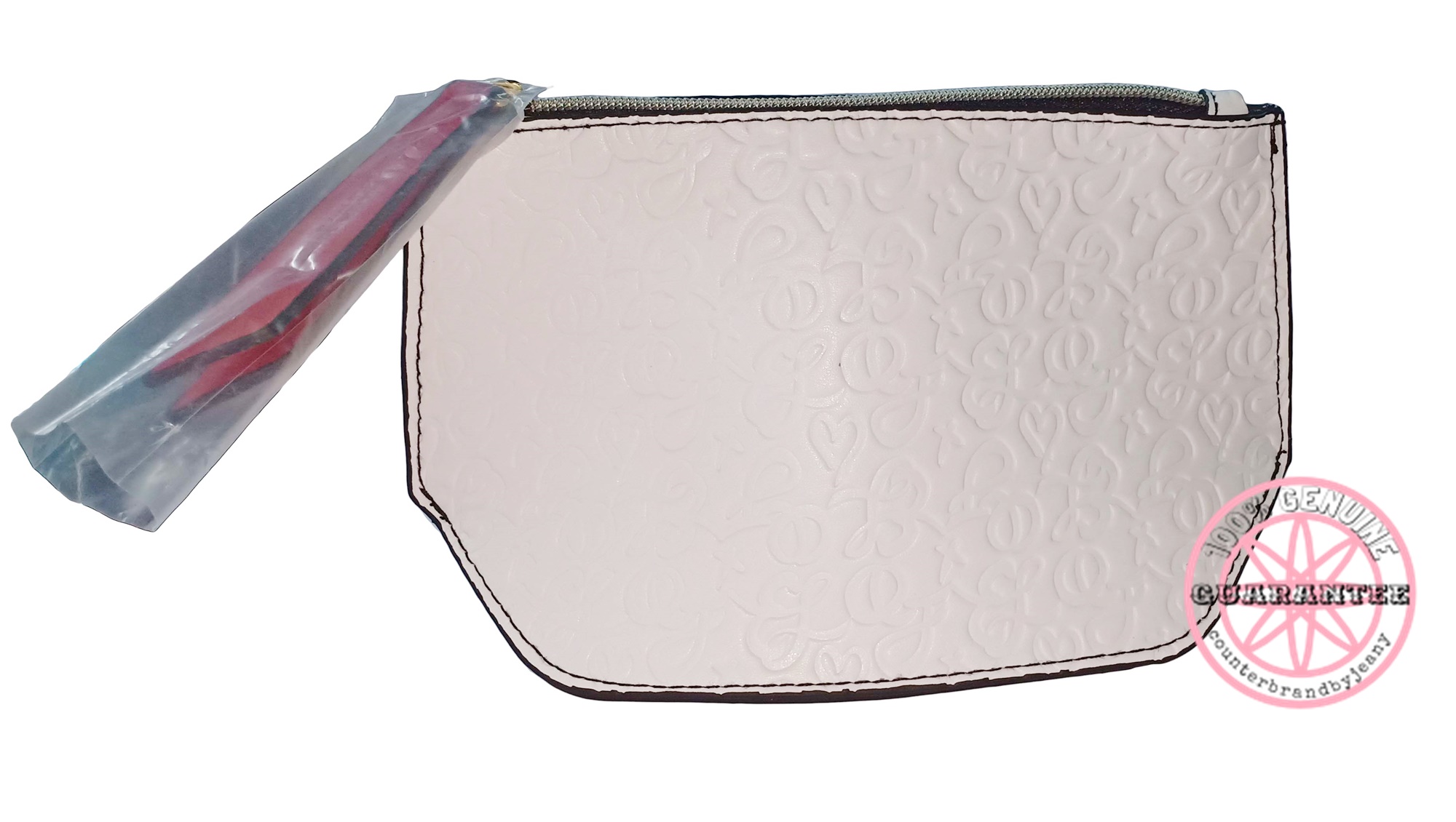 ESTEE LAUDER White Embossing Clutch (พร้อมส่ง)