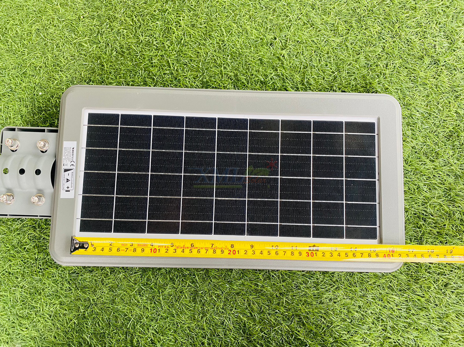 โคมไฟถนนโซล่าเซลล์ XML-Solar 200W (แสง : ขาว)(สว่างค้าง)