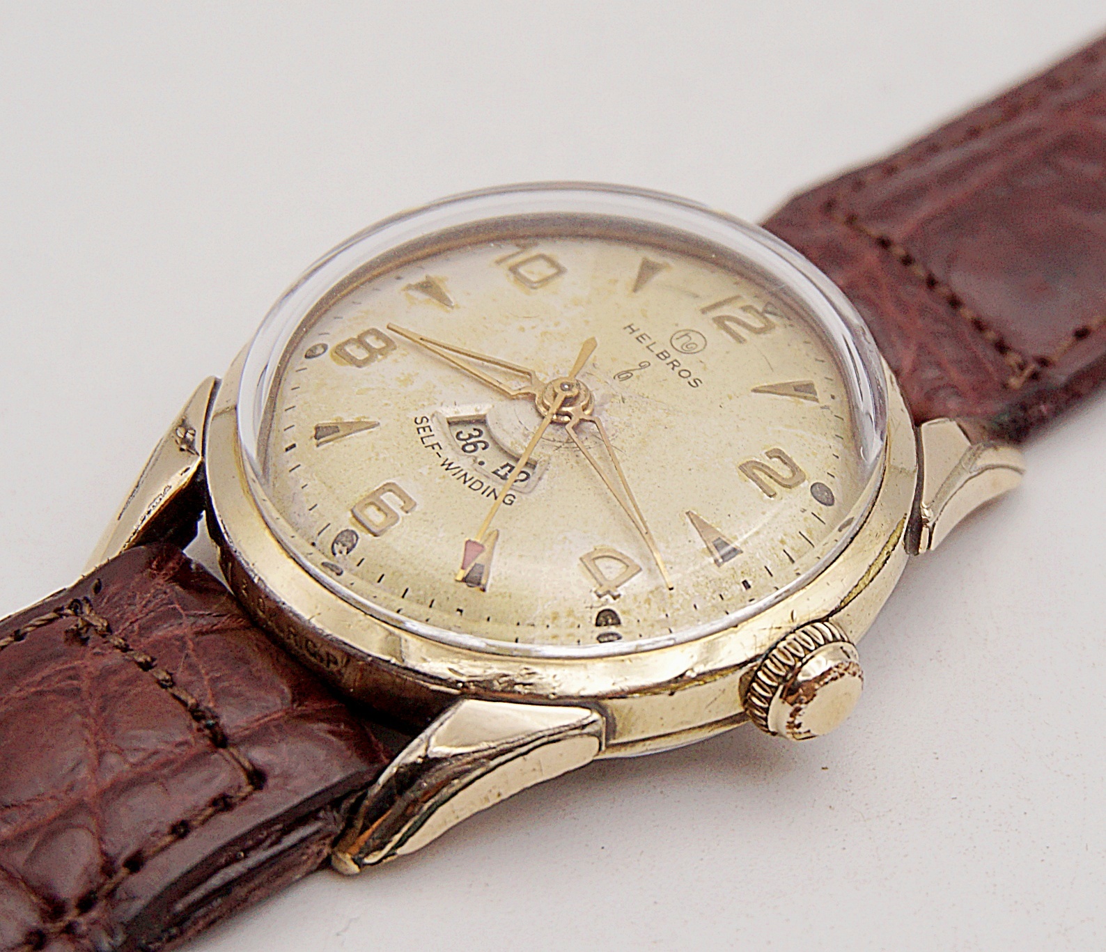 นาฬิกาเก่า HELBROS ออโตเมติก