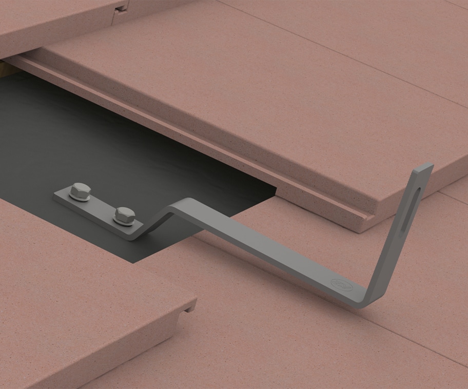 Tile Hook For Flat Roof ขายึดรางสำหรับกระเบื้องแผ่นเรียบ