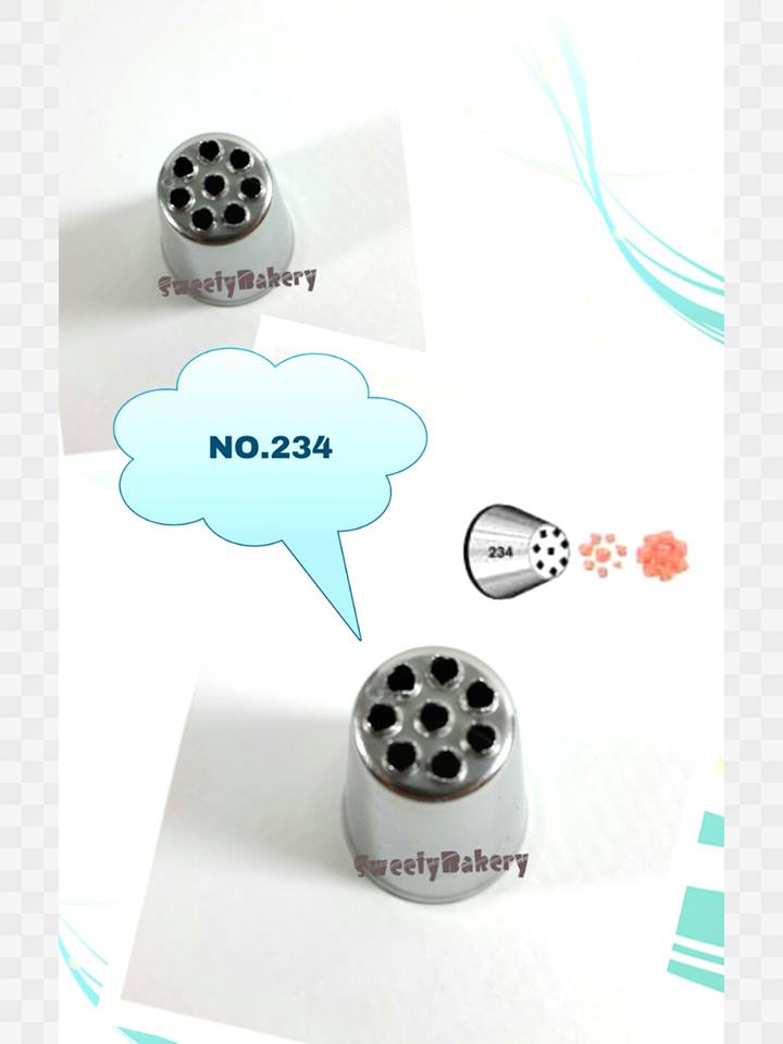 หัวบีบ ไซส์พิเศษ เบอร์ 234 (นำเข้าเกาหลี) Multi - Opening Tubes
