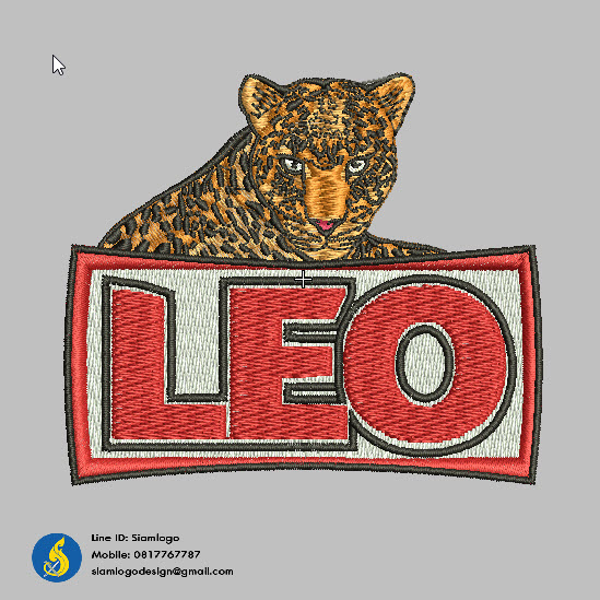 บล็อคปักลีโอ เบียร์ Leo Beer