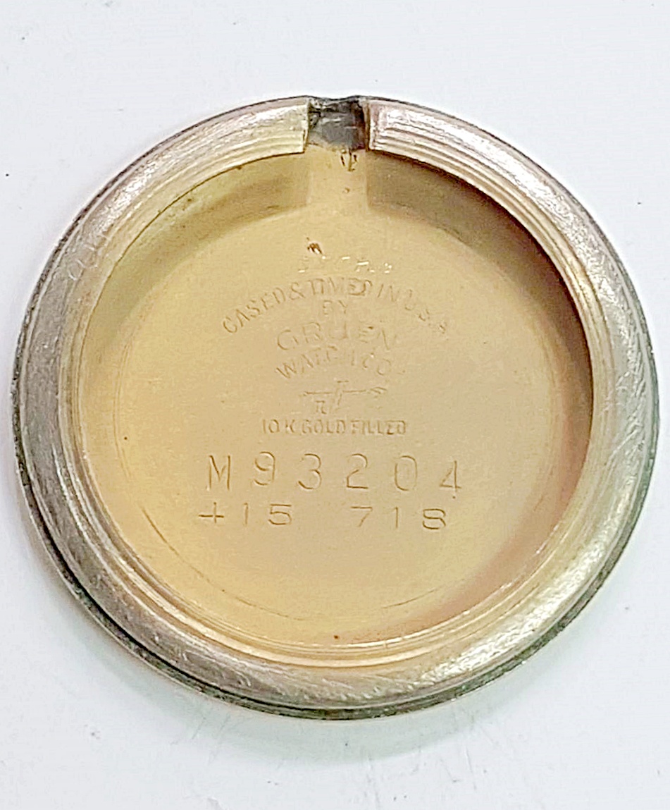 นาฬิกาเก่า GRUEN ไขลานสองเข็มครึ่ง