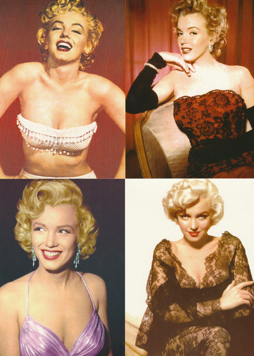 โปสการ์ด Marilyn Monroe ภาพสี 16 ใบ
