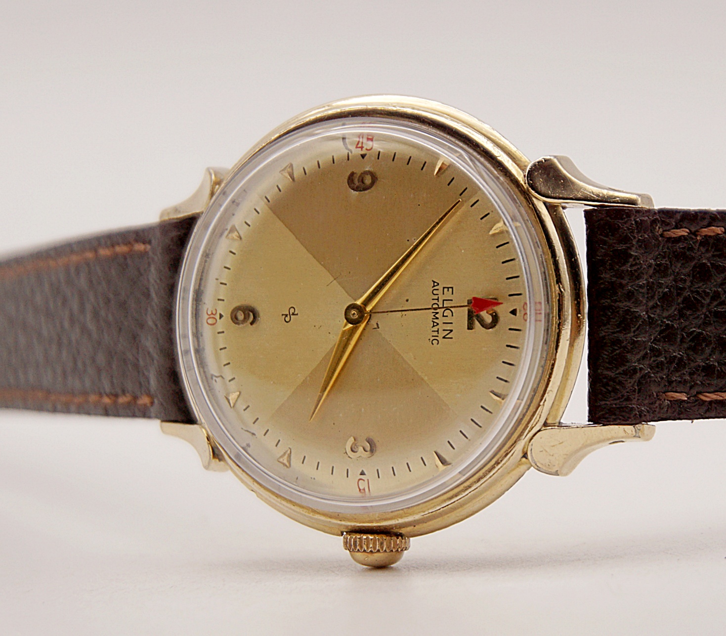 นาฬิกาเก่า ELGIN ออโตเมติกครึ่งรอบ