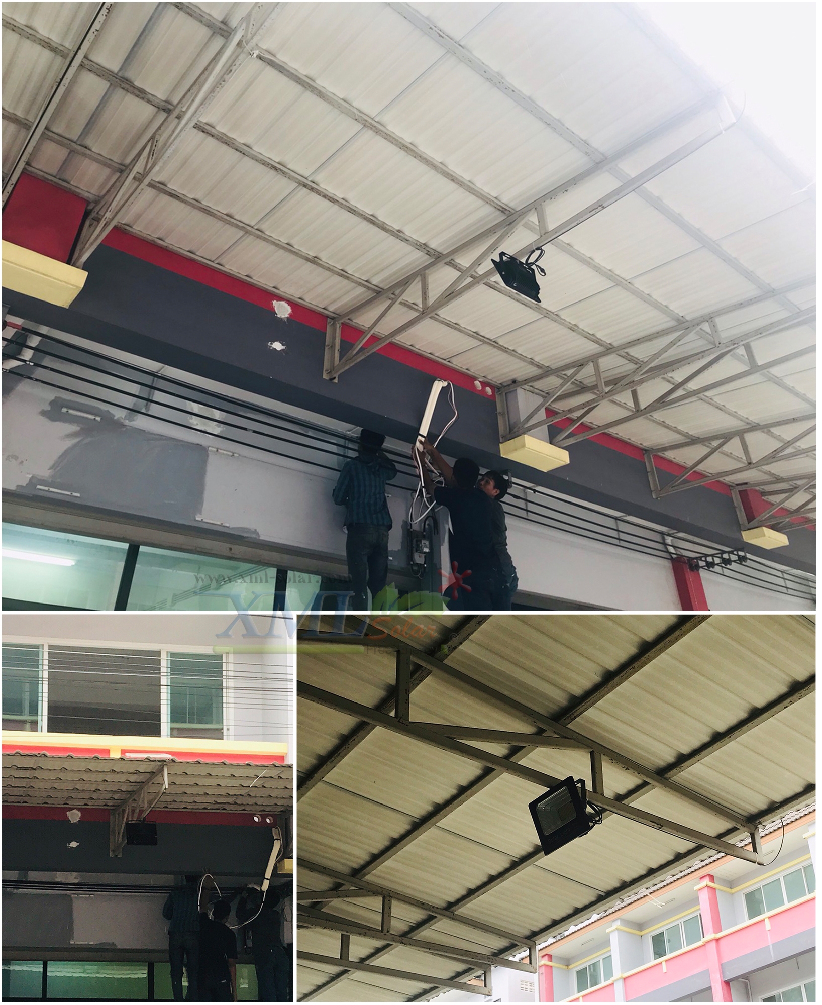 สปอร์ตไลท์โซล่าเซลล์ 60 W. รุ่นใหม่ JD8860L (แสง : ขาว)