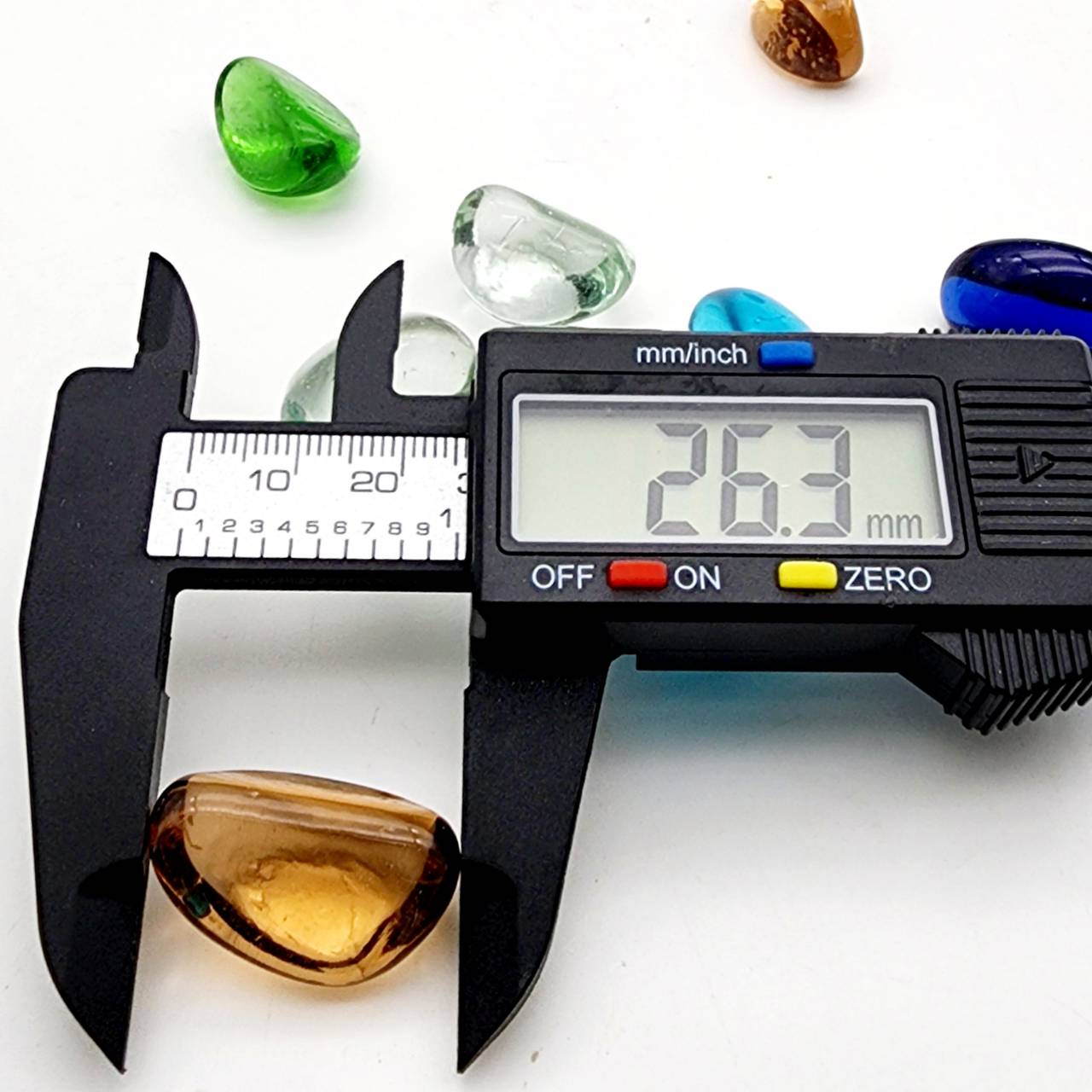 พลอยนาคราช 18ดวง มณีใต้น้ำ คริสตัล ทรงรูป ถั่วหิมพานต์ สวยราคาถูกมาก