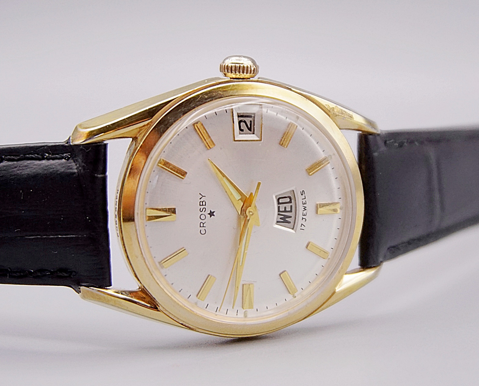 นาฬิกาเก่า CROSBY ไขลาน