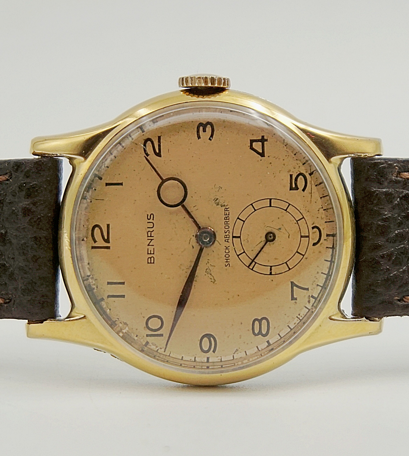 นาฬิกาเก่า BENRUS ไขลานสองเข็มครึ่ง