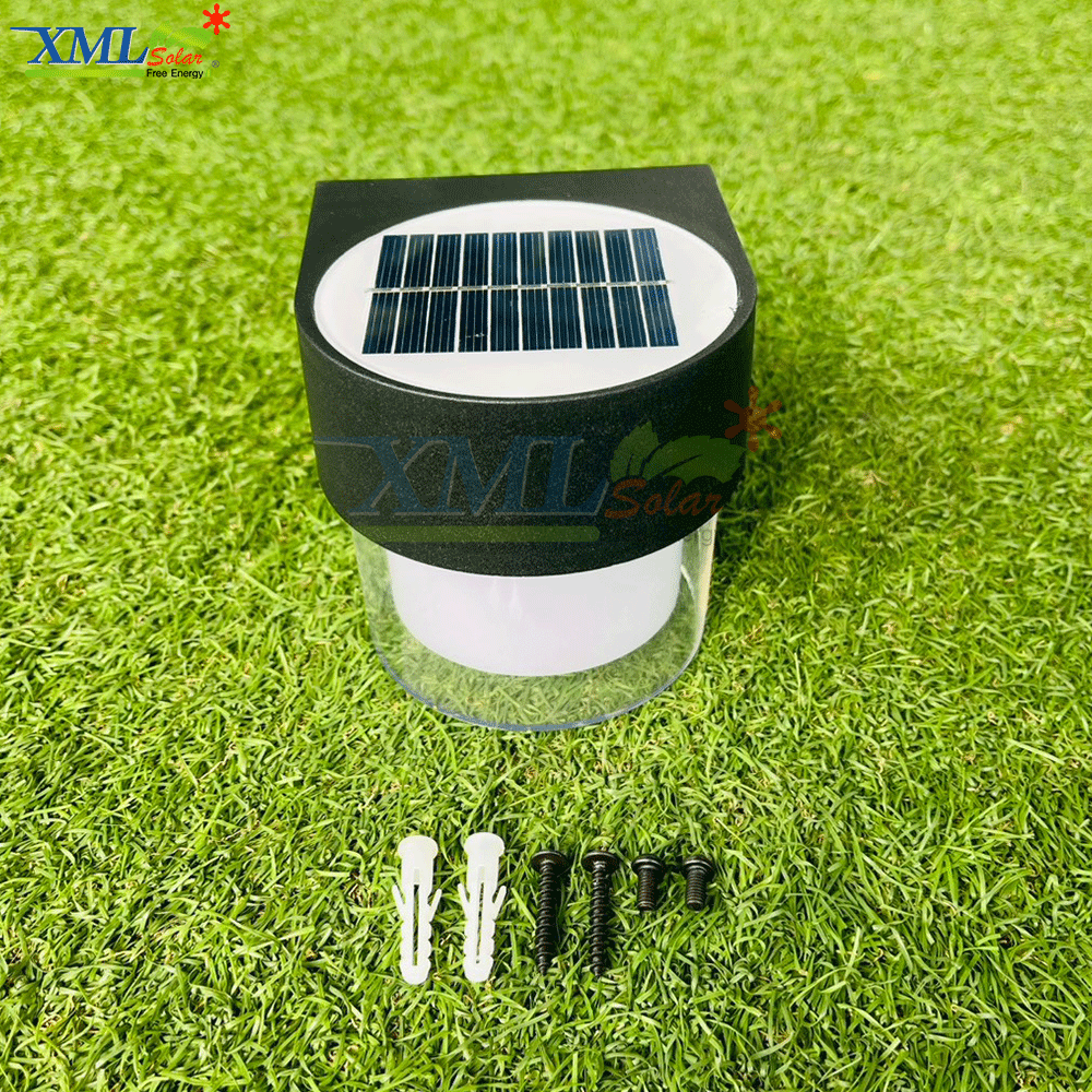 โคมไฟติดผนังโซล่าเซลล์ รุ่น XML-LSXML-168A