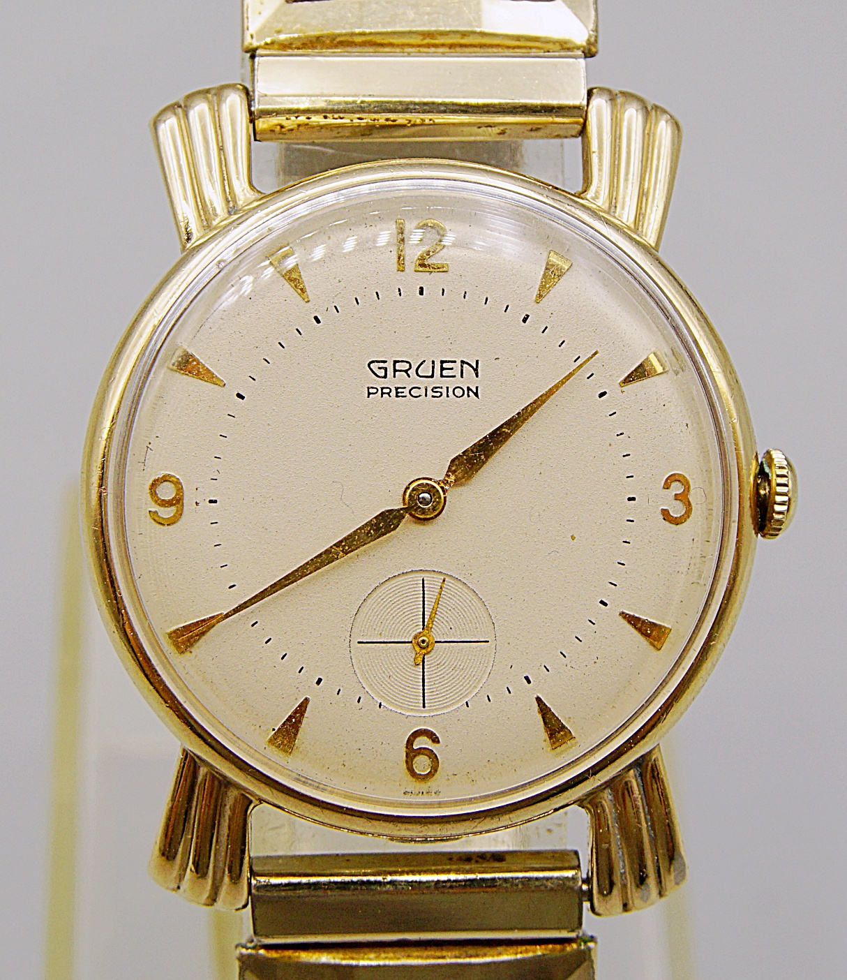 นาฬิกาเก่า GRUEN ไขลานสองเข็มครึ่ง