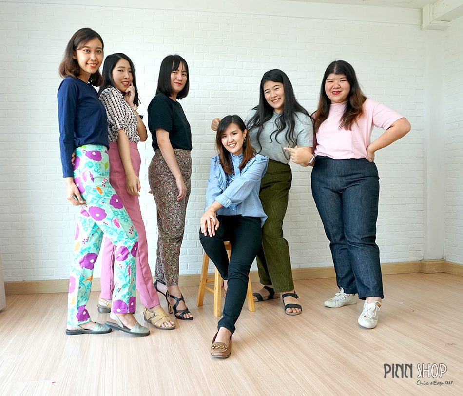 แพทเทิร์นกางเกงทรงกระบอก