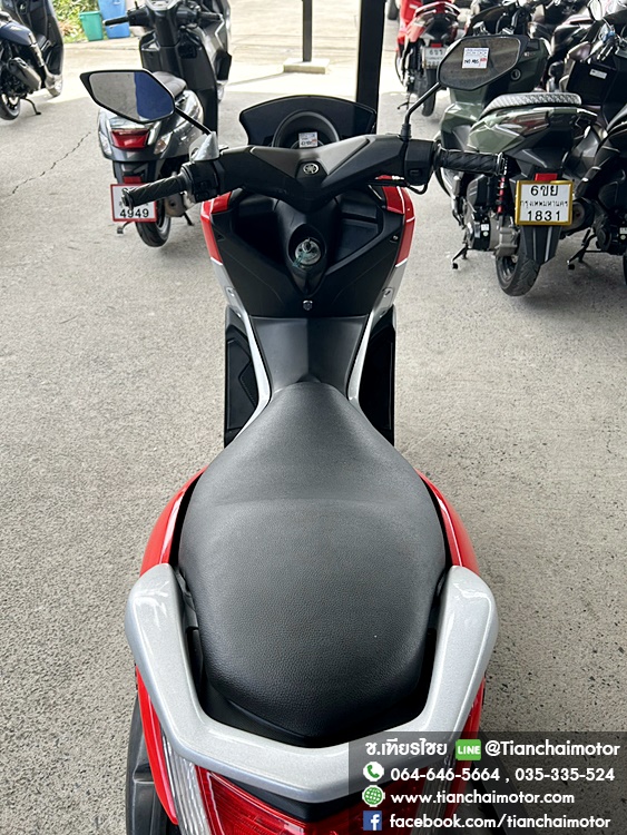 ★ดาวน์8,000★NMAX ปี60 สีแดง เครื่องเดิมๆ ชุดสีใหม่สวยเป๊ะ เครื่องแน่น เครื่องดี ศูนย์ดี รถพร้อมใช้งาน ราคา 43,900 (ตามสภาพ)