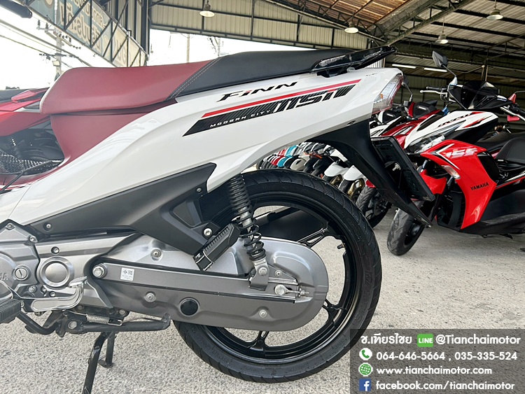 FINN ปี66 วิ่งเพียง 6000 กิโล เครื่องเดิมๆ ใช้งานทนทาน เครื่องแน่น ศูนย์ดี ชุดสีสวย ประหยัด ขับขี่นิ่มๆ ราคา 39,900