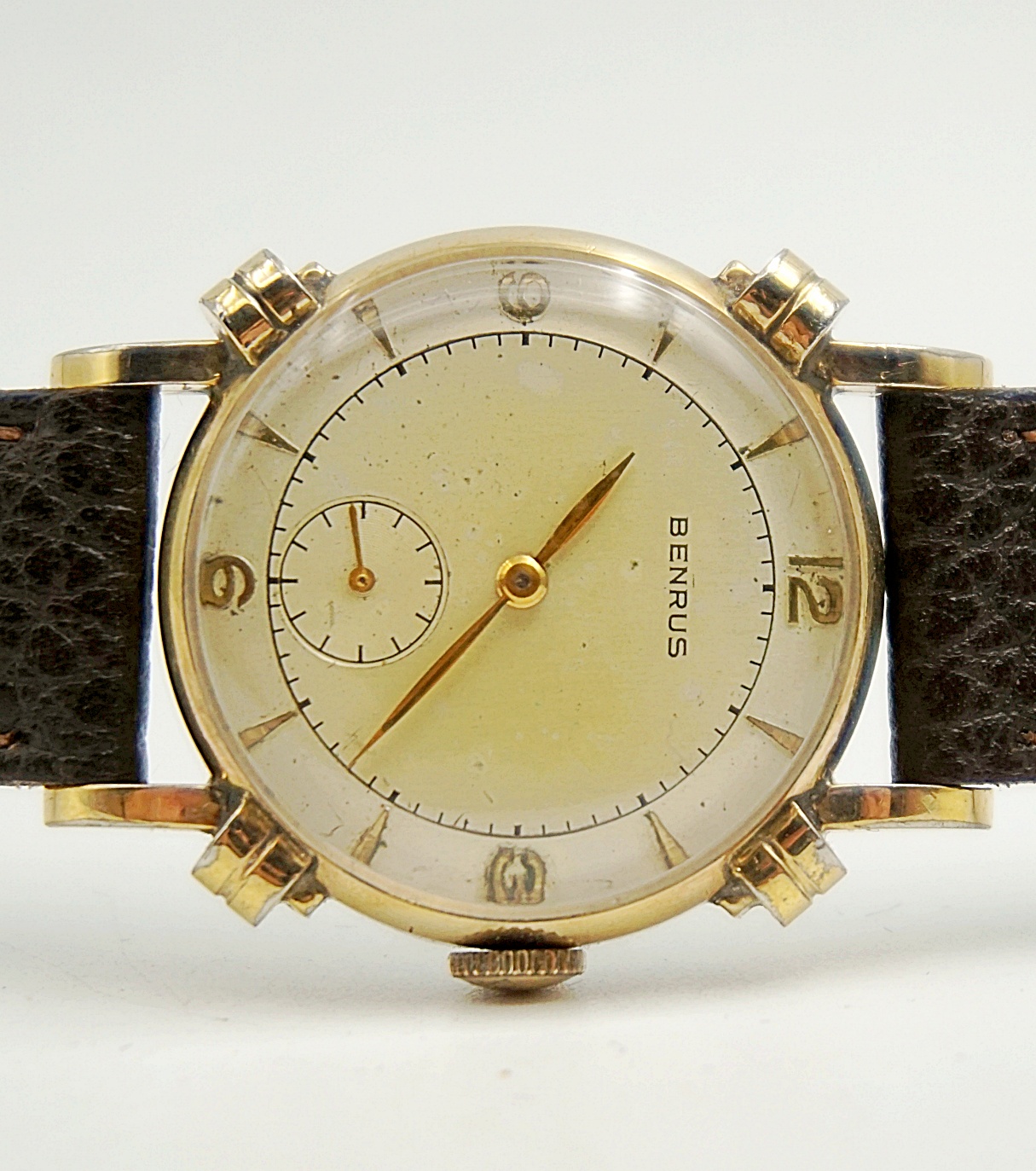 นาฬิกาเก่า BENRUS ไขลานสองเข็มครึ่ง พร้อมกล่อง