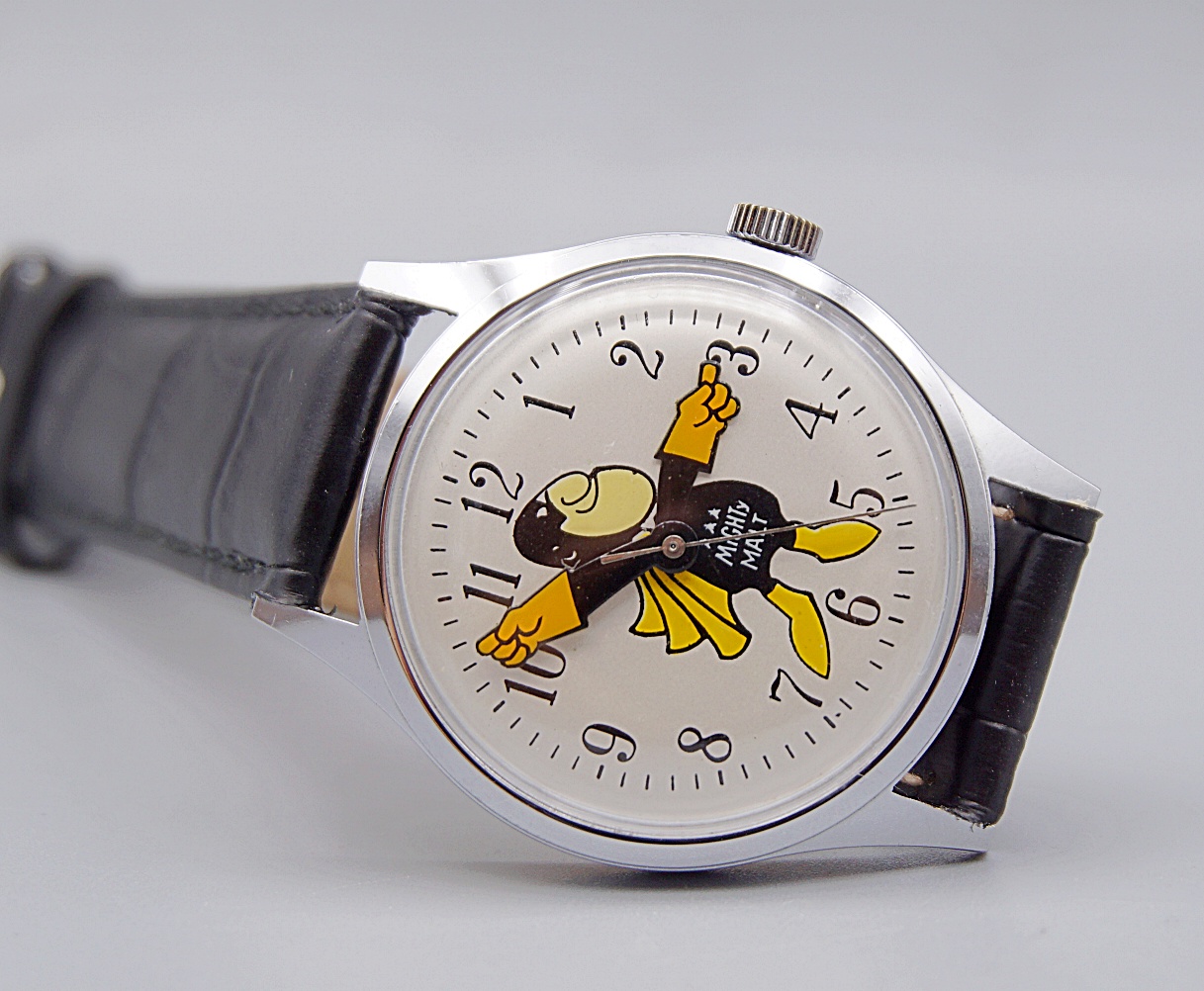 นาฬิกาเก่า MIGHTY MALT BY HELBROS ไขลาน