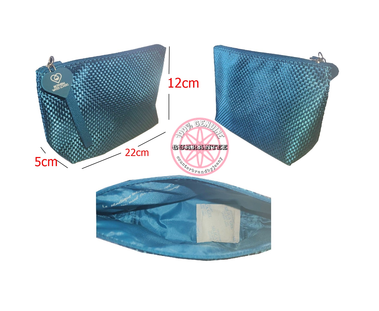 BIOTHERM Beyond The Sea Collection Turquoise Pouch (พร้อมส่ง)