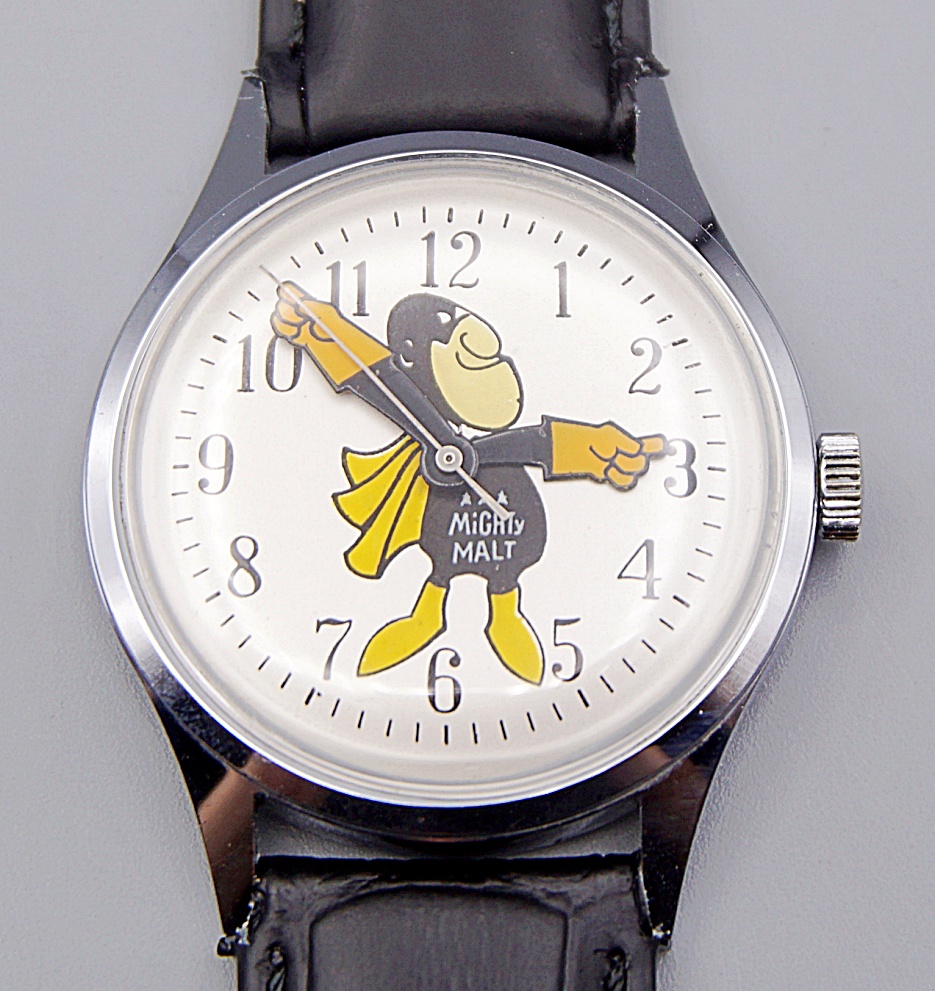 นาฬิกาเก่า MIGHTY MALT BY HELBROS ไขลาน