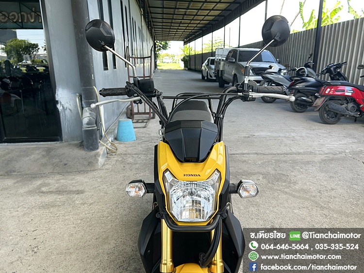 ★ดาวน์ 5,000★ZOOMER-X ปี66 สีเหลือง วิ่งน้อย ชุดสวยรอบคัน เดิมๆทั้งคัน เครื่องแน่น เครื่องดี ศูนย์ดี รถพร้อมใช้งาน ราคา 43,900