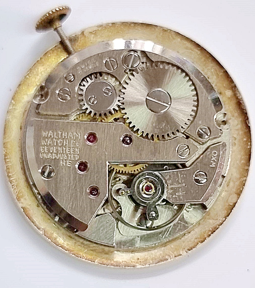 นาฬิกาเก่า WALTHAM ไขลานสองเข็มครึ่ง