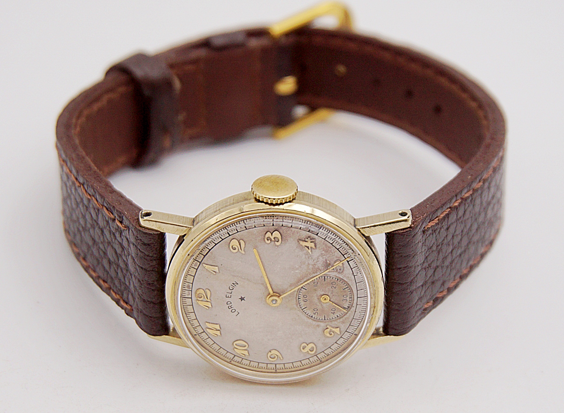 นาฬิกาเก่า LORD ELGIN ไขลานสองเข็มครึ่ง