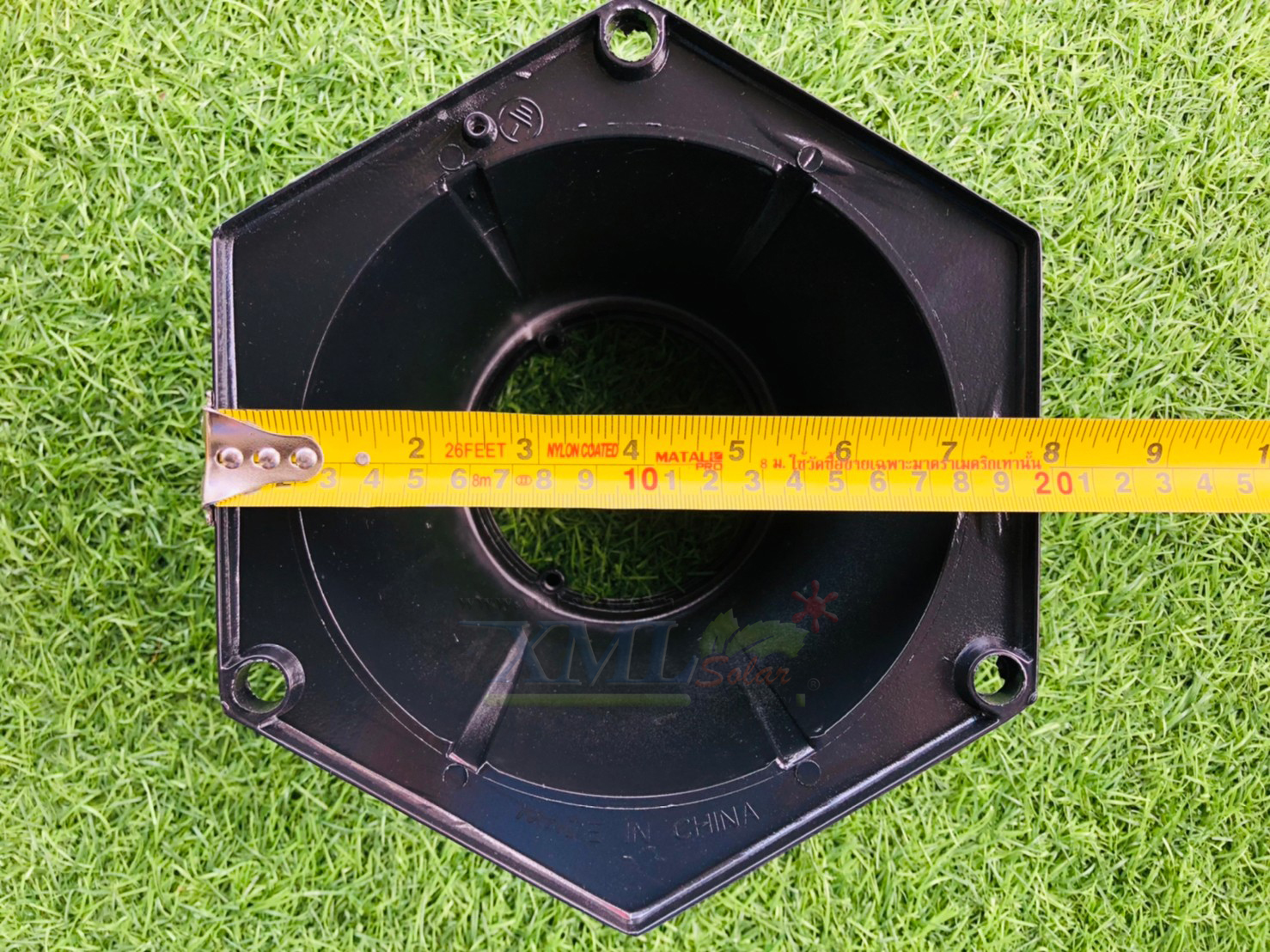 ไฟตั้งพื้นโซล่าเซลล์ ทรงยุโรป สูง 110 ซม. (เปิดได้ 2 แสง)