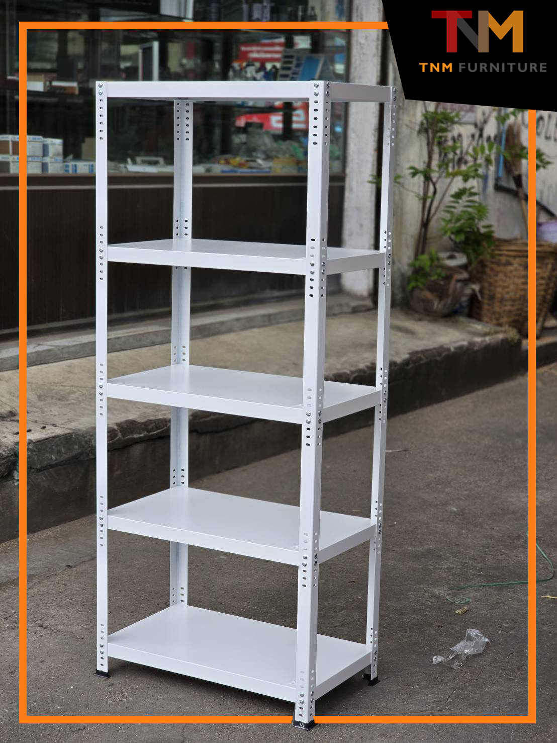 ชั้นเหล็กปรับระดับ 5ชั้น