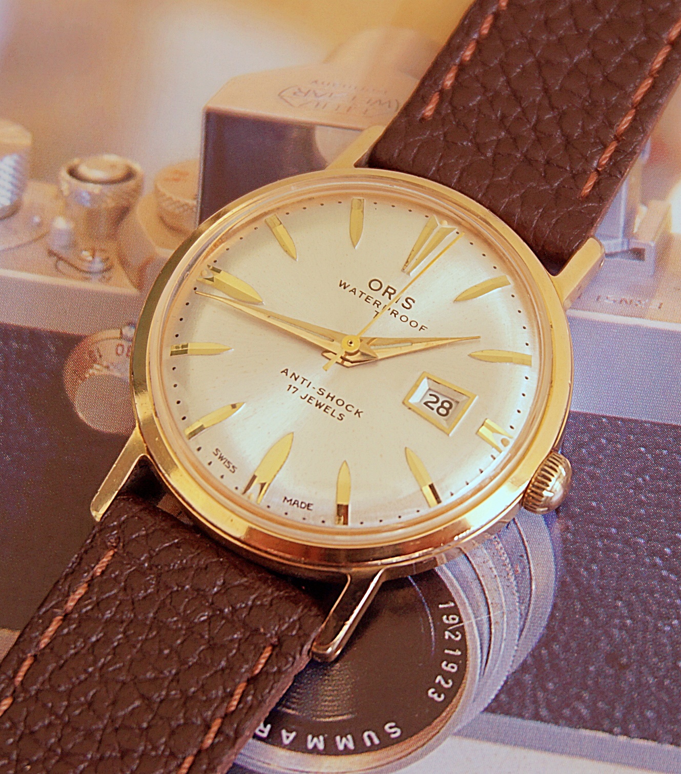 นาฬิกาเก่า ORIS ไขลาน