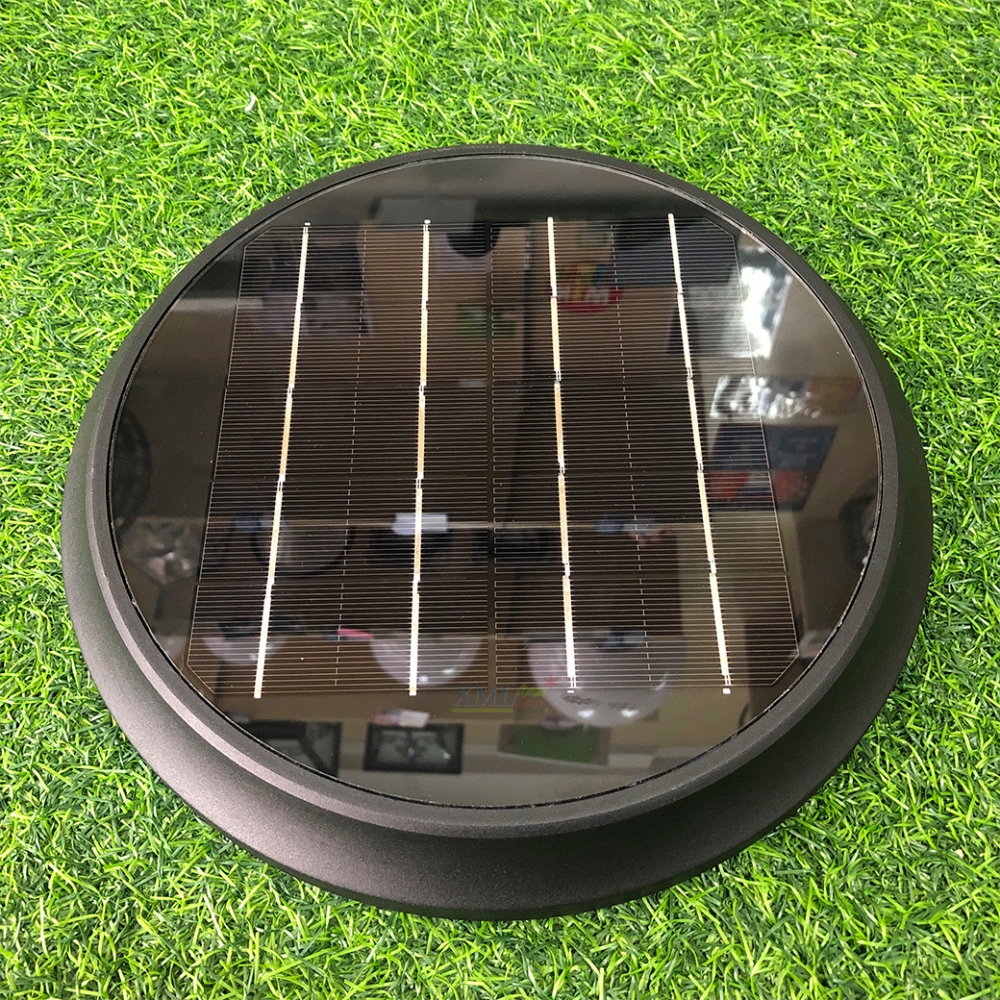 ไฟหัวเสาโซล่าเซลล์ ทรง Plaza 12 Super SMD LED (เเสง : ขาว)