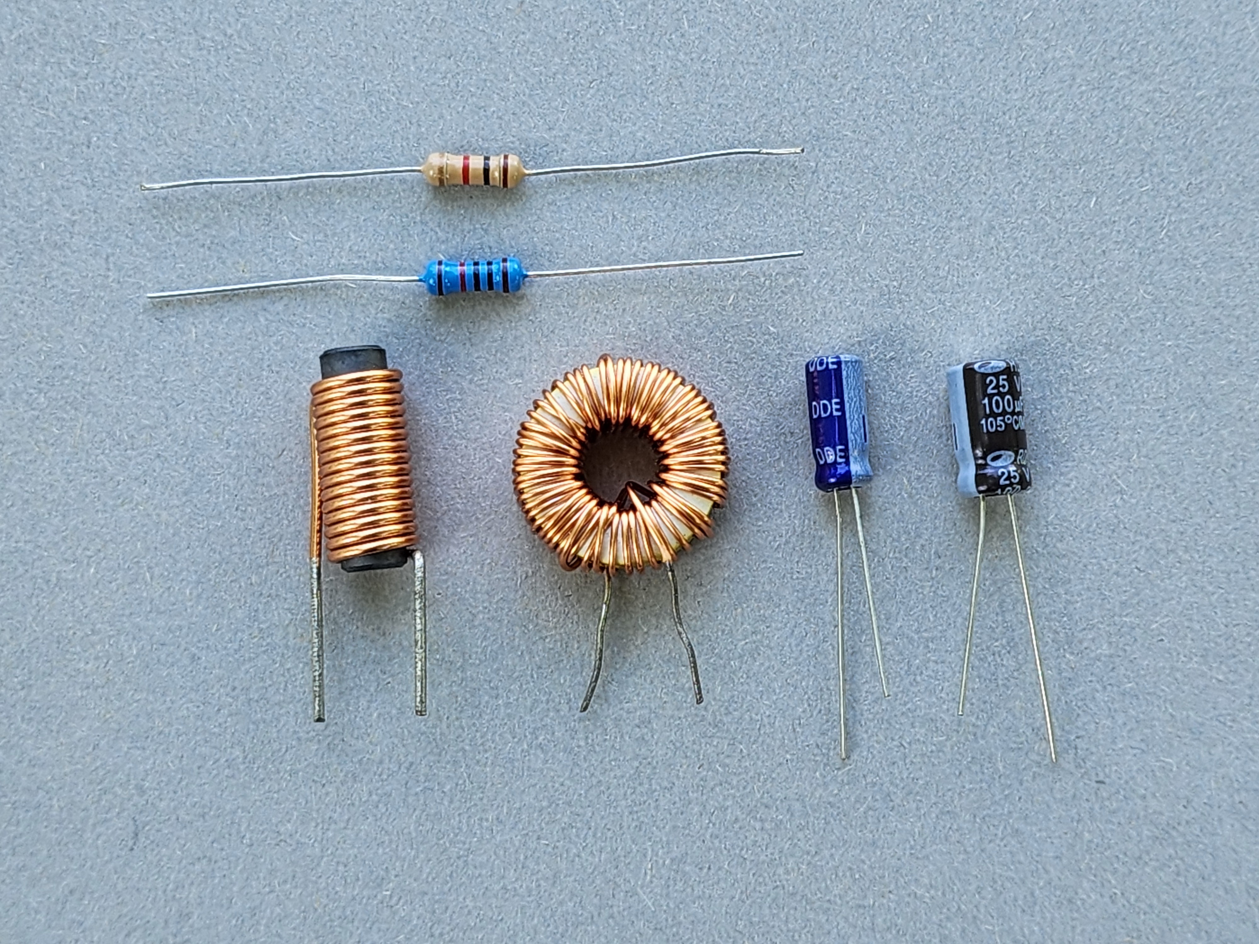 electronics components name and electronics components list