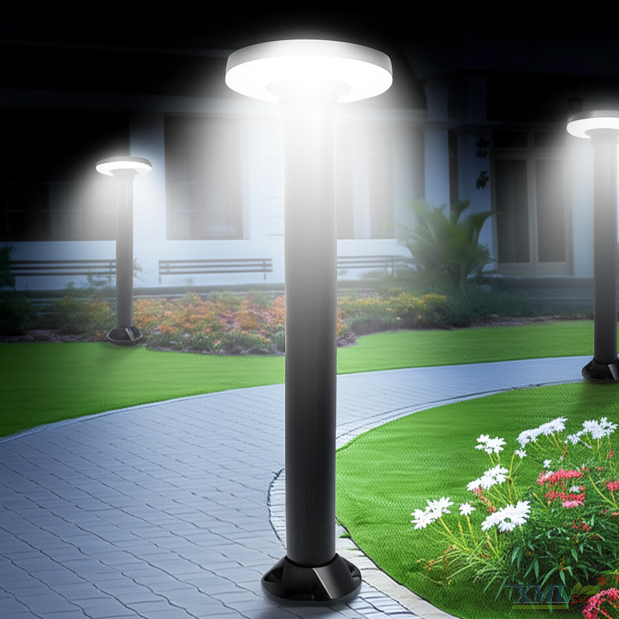 ไฟตั้งพื้นโซล่าเซลล์ รุ่น LSXML-151C (เปิดได้ 3 แสง)