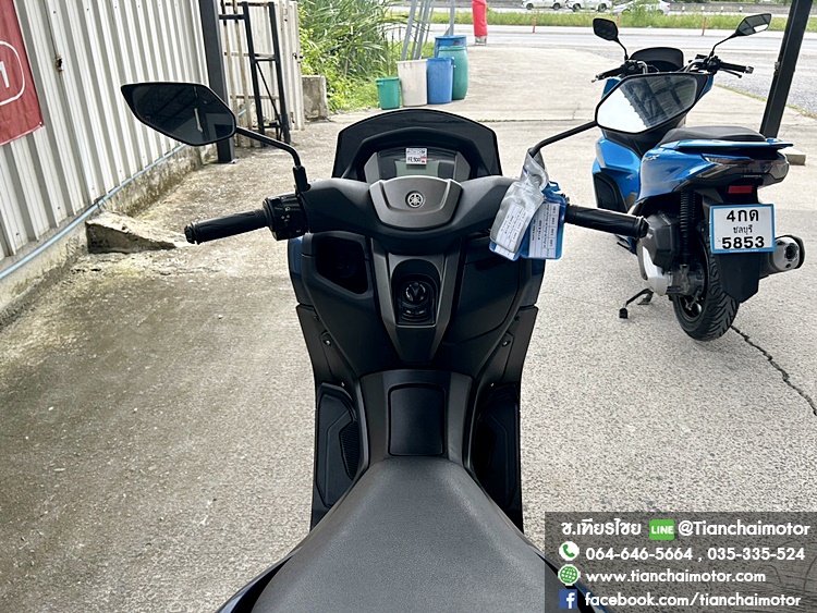 ★ฟรีดาวน์★N-MAX ปี 66 สีน้ำเงิน วิ่งน้อย ขับขี่นิ่มๆ เครื่องเดิมๆ ดอกยางแน่น เครื่องดี ศูนย์ดี ตัวรถพร้อมใช้งาน ราคา 77,500