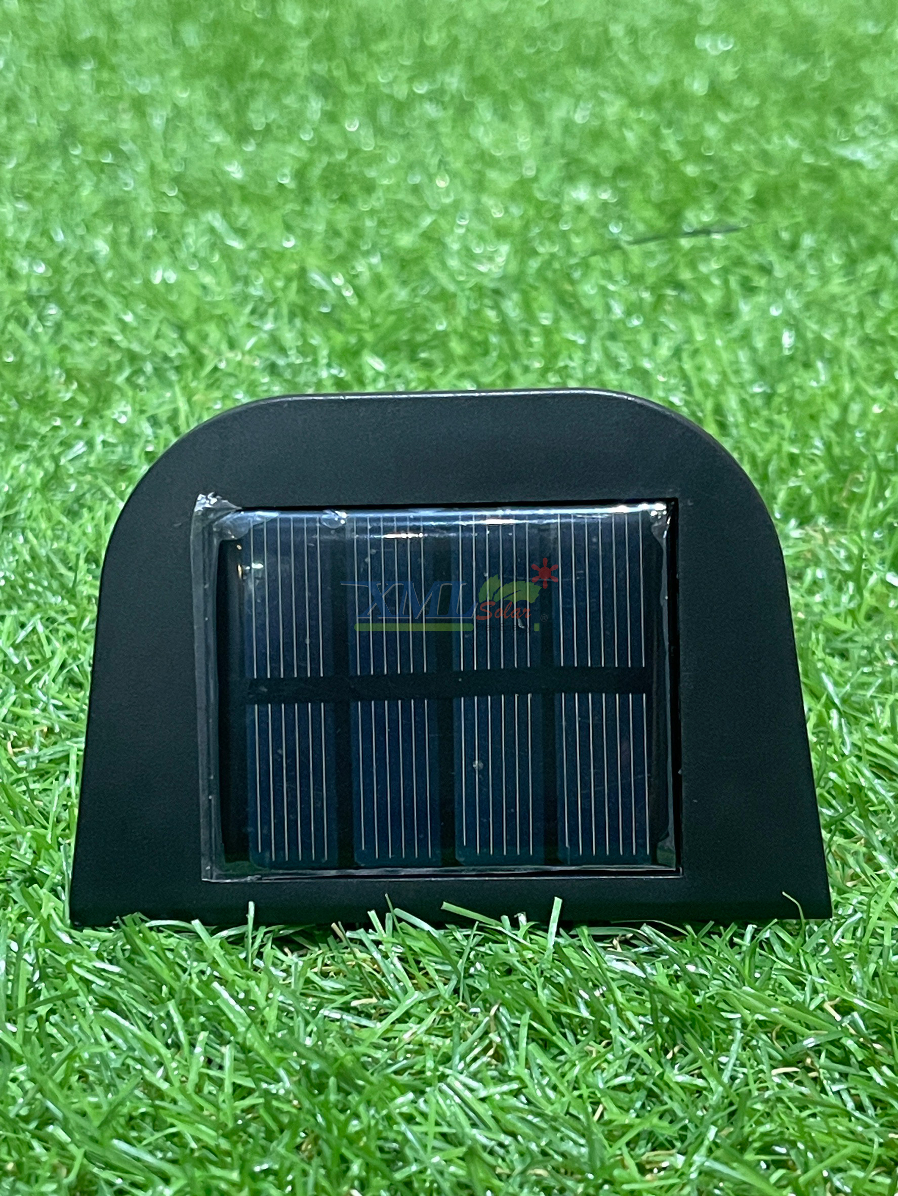 ไฟผนังโซล่าเซลล์ รุ่น MD-SOLAR-H1001 ระบบสว่างค้าง (แสง : เหลืองวอมไวท์)(1 แถม 1)