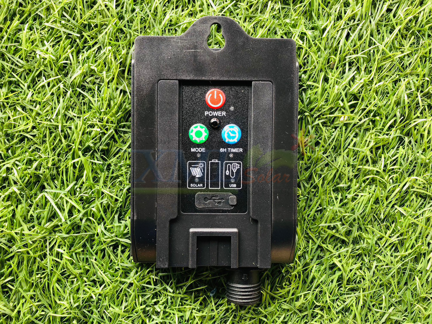 ไฟกระพริบโซล่าเซลล์ รุ่นใหม่สายขาว ยาว 10 เมตร (เเสง : เหลืองวอมไวท์)