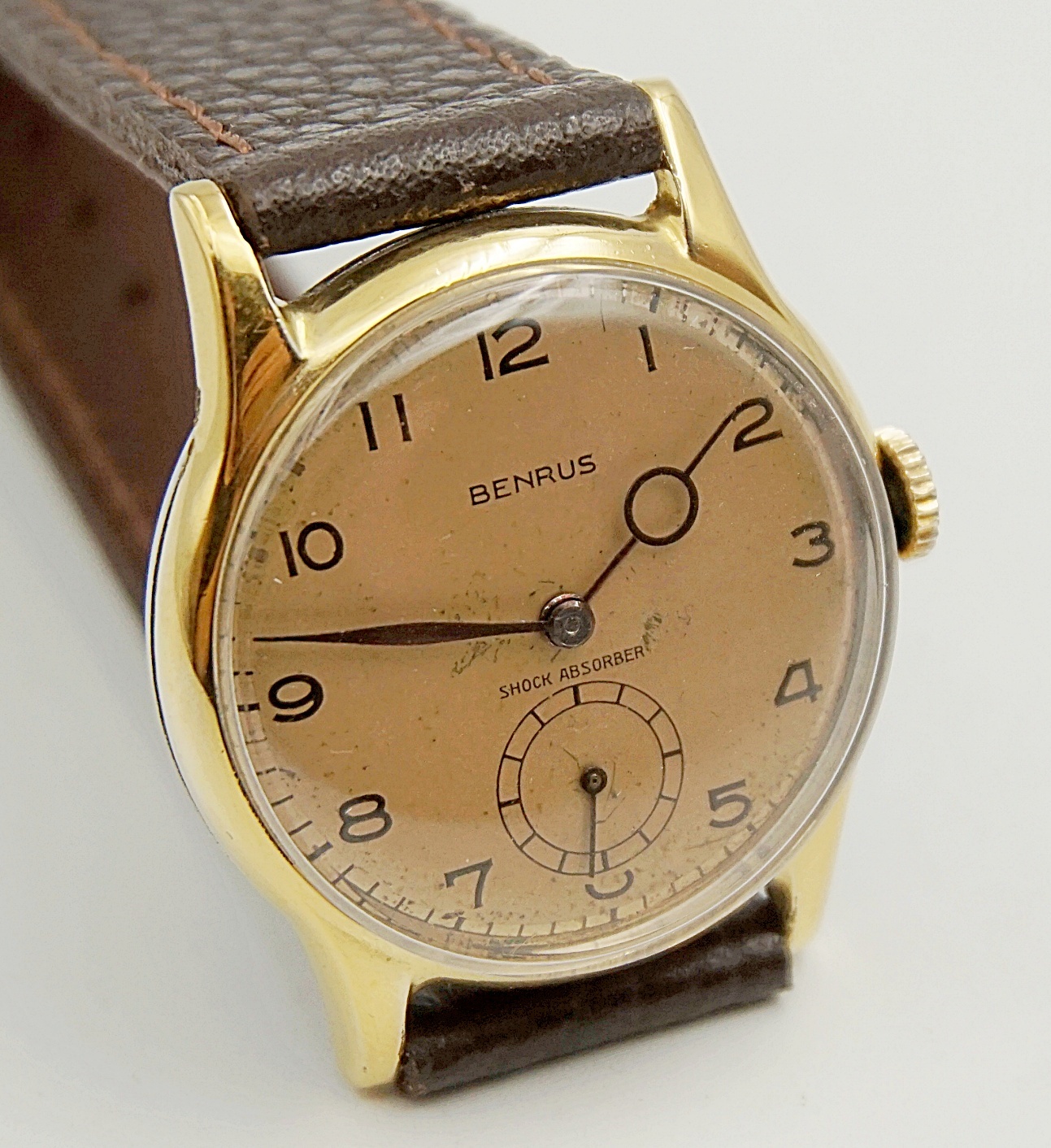 นาฬิกาเก่า BENRUS ไขลานสองเข็มครึ่ง