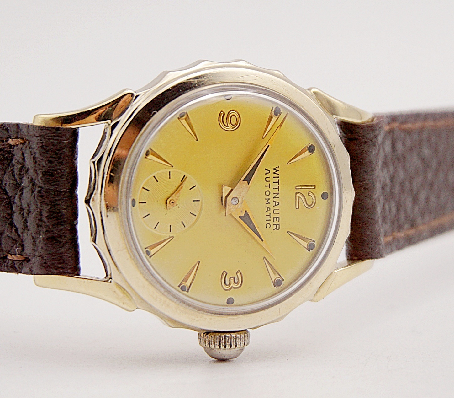 นาฬิกาเก่า WITTNAUER BY LONGINES ออโตเมติกสองเข็มครึ่ง (นาฬิกาผู้หญิง)