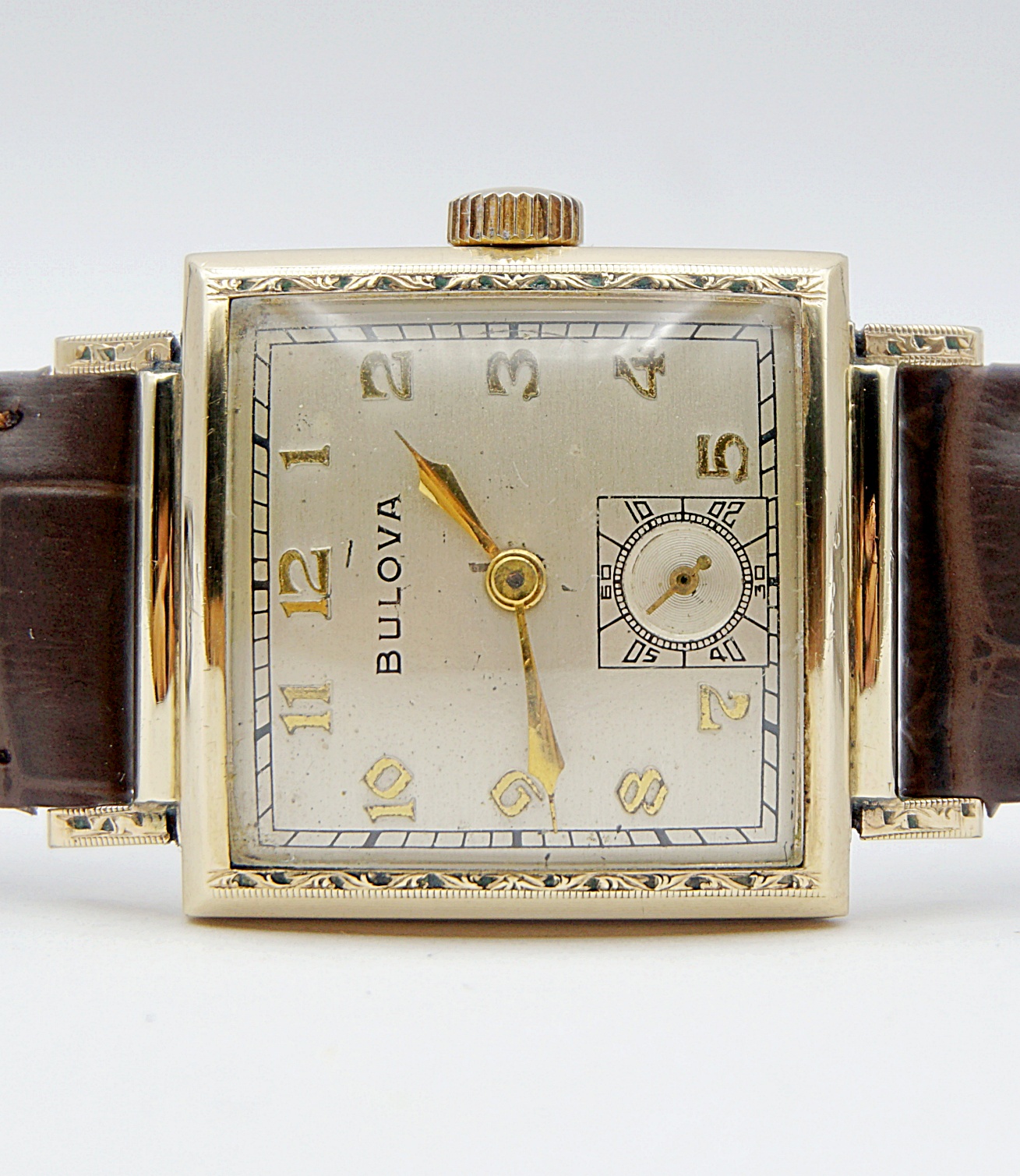 นาฬิกาเก่า BULOVA ไขลานสองเข็มครึ่ง