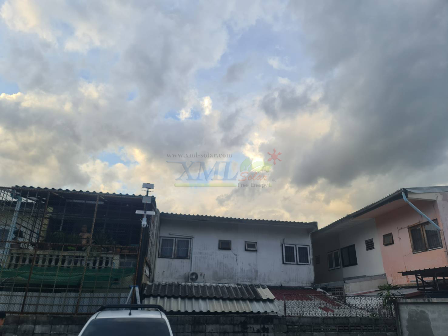 กล้องวงจรปิดโซล่าเซลล์ 40W. / ใช้simcard 4G (1080P) Solar CCTV Camera With 4G