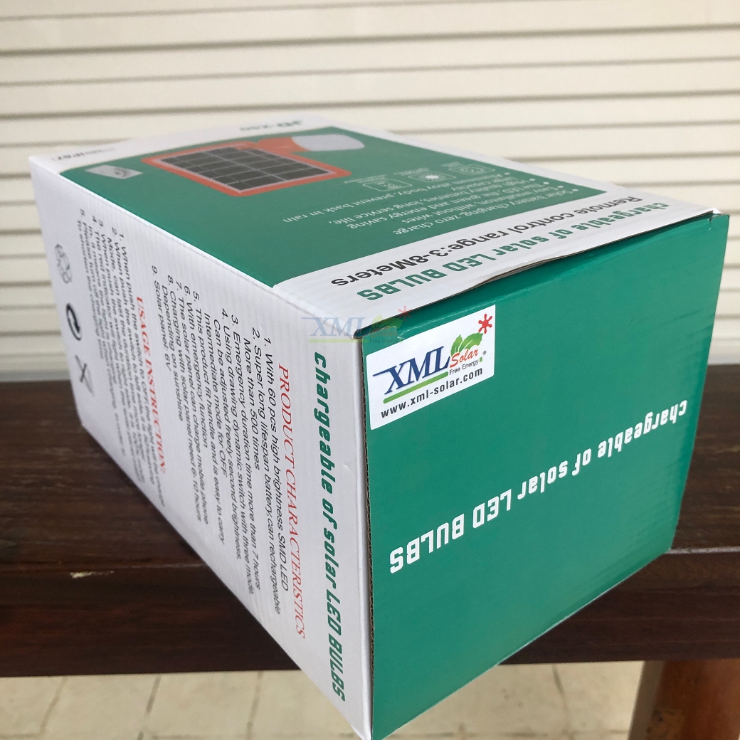 โคมไฟโซล่าเซลล์ ติดเพดาน อเนกประสงค์ 50w (แสง : ขาว)