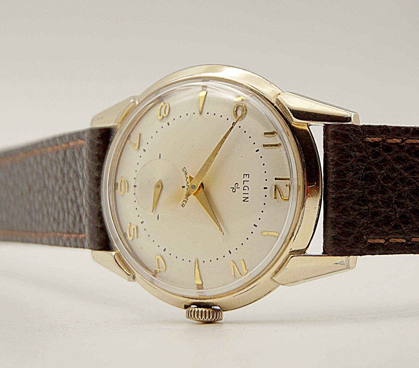 นาฬิกาเก่า ELGIN ไขลานสองเข็มครึ่ง