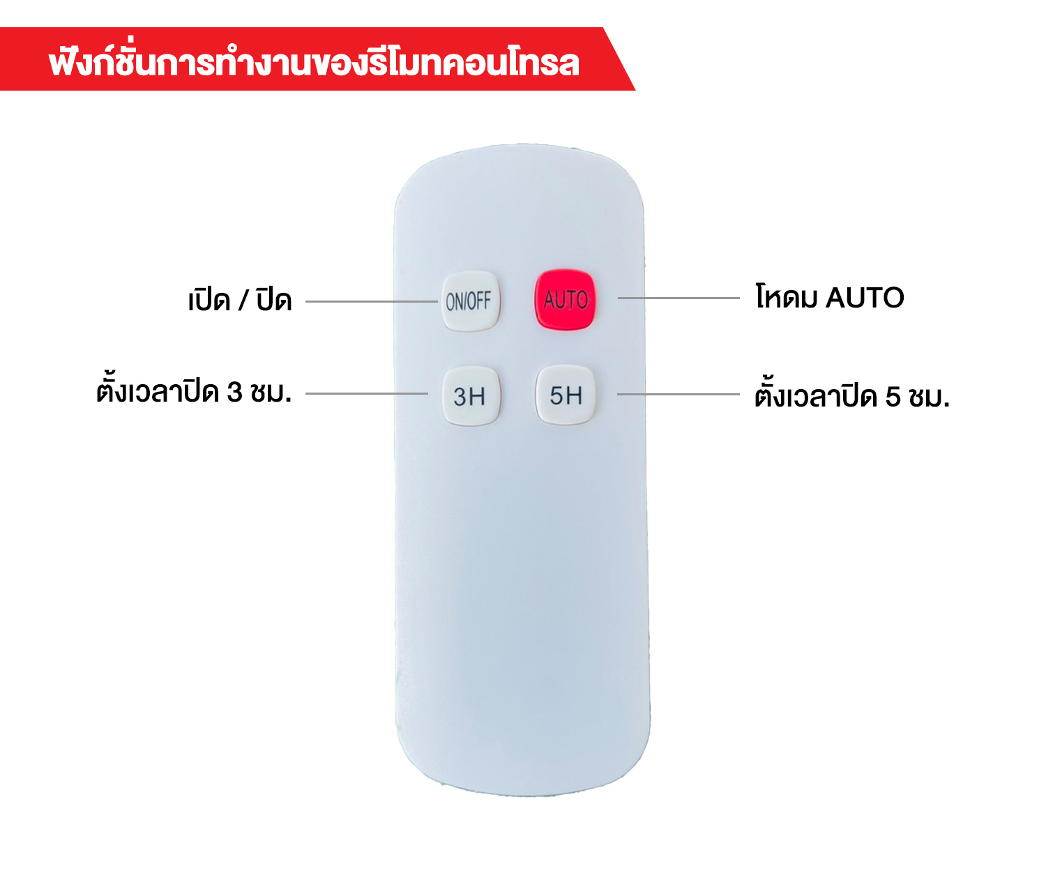 รีโมทสปอร์ตไลท์ JD JINDIAN