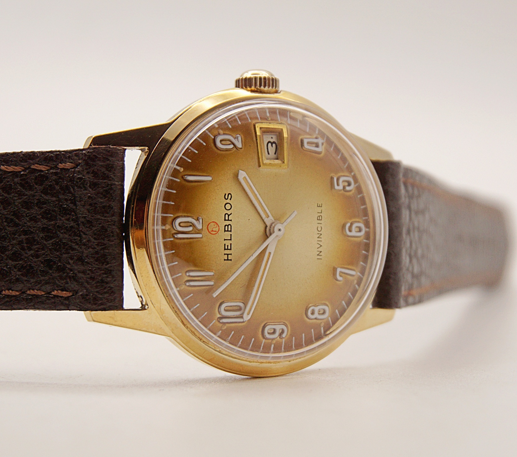 นาฬิกาเก่า HELBROS ไขลาน