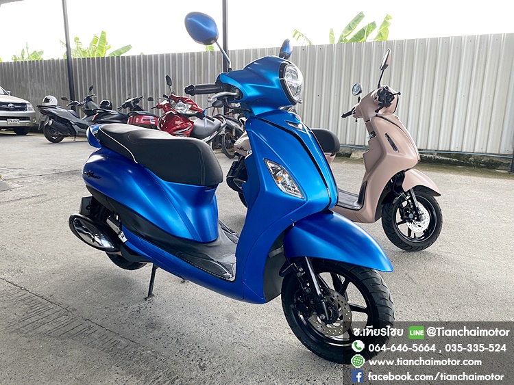 ★ดาวน์3,500★GRAND FILANO ปี 66 สีน้ำเงิน เครื่องเดิมแน่น ขับขี่นิ่มๆ ยูบ็อกใหญ่ ชุดสีสวยเป๊ะ เครื่องดี ศูนย์ดี ราคา 49,900